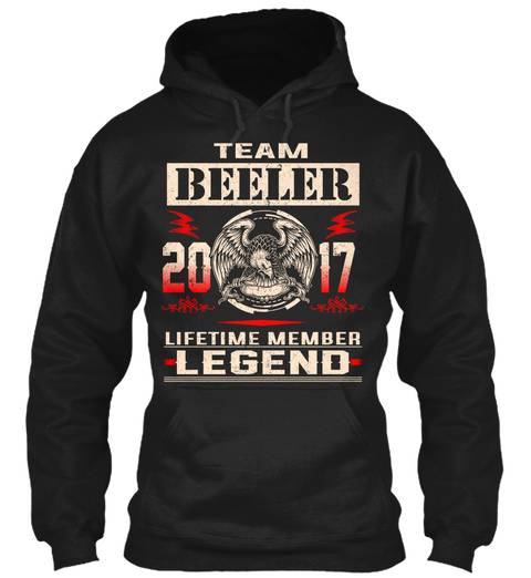 Team Beeler 2017 Black Camiseta Front