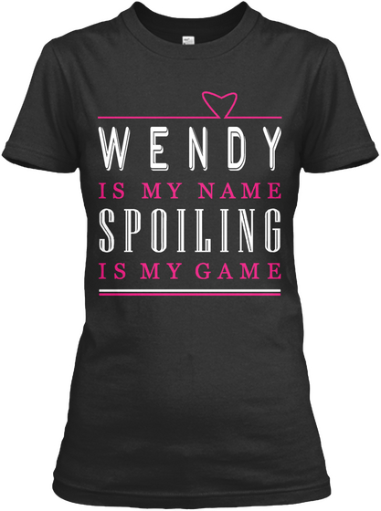 Wendy Name, Wendy Game!!! Black Kaos Front