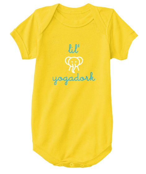 Lil Yogadork Yellow  Camiseta Front