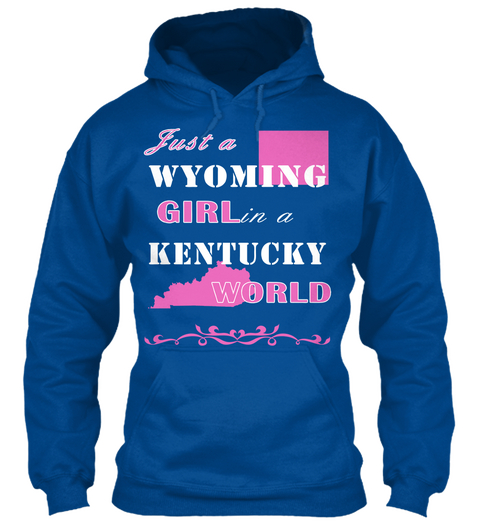 Wyoming   Kentucky Royal Maglietta Front