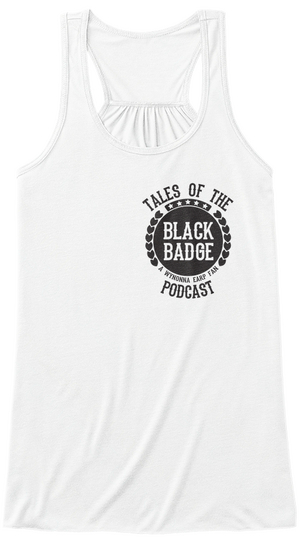 Tobb   Tank Top Black Logo White T-Shirt Front