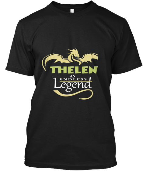 Thelen An Endless Legend Black Camiseta Front