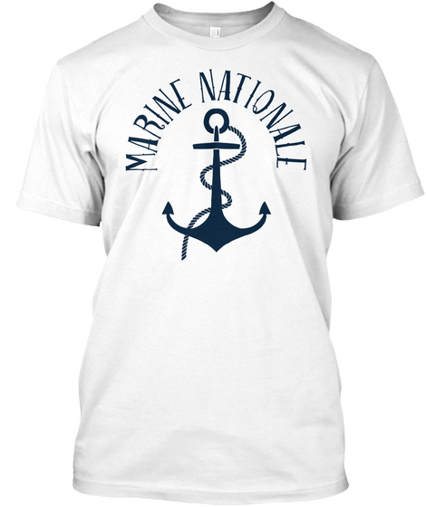 Marine Nationale White Camiseta Front