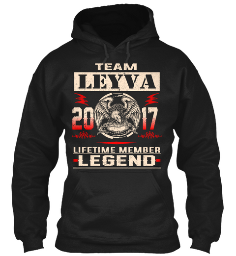 Team Leyva 2017 Black T-Shirt Front