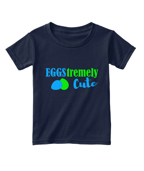 Egg Stremely Cute Boys Navy  T-Shirt Front