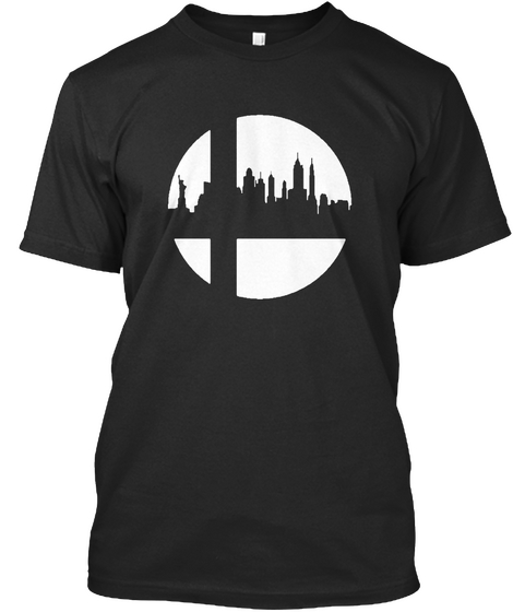 New York Smash T Shirt Black T-Shirt Front