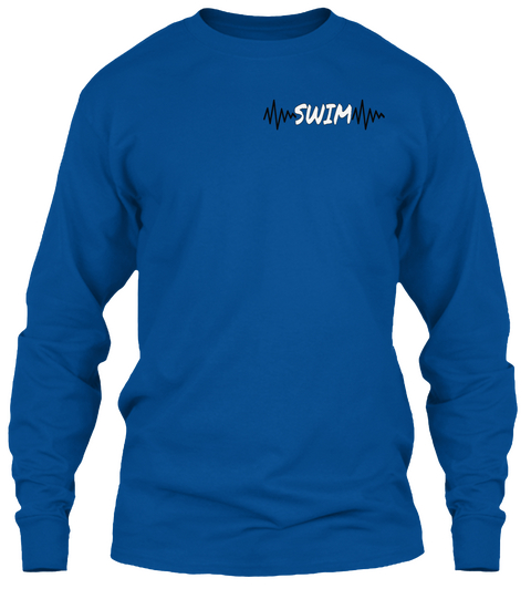 Swim Royal T-Shirt Front