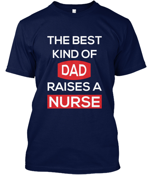 Nurse T Shirt Navy T-Shirt Front