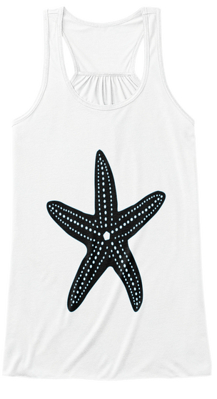 Star White T-Shirt Front