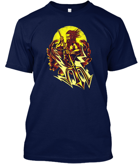 Poseidon   Colors Navy T-Shirt Front