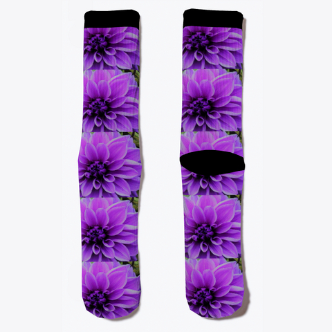 Purple Dahlia Standard Kaos Front