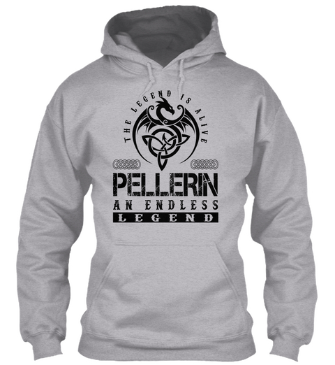 Pellerin   Legends Alive Sport Grey Maglietta Front