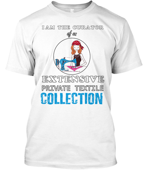 Curator Private Textile Collection White T-Shirt Front