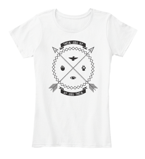 Stand With Standing Rock   Water Is Life White T-Shirt Front