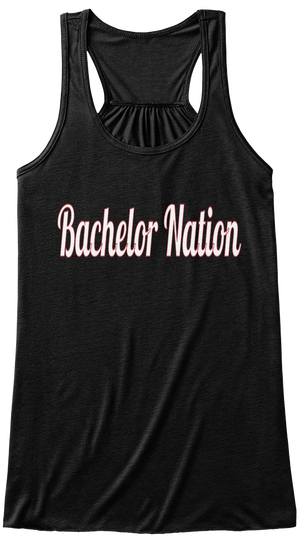 Bachelor Nation Black Maglietta Front