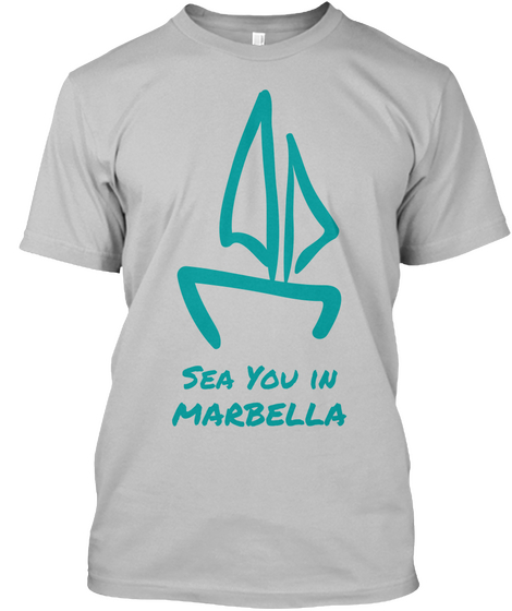 Sea You In
Marbella Sport Grey T-Shirt Front