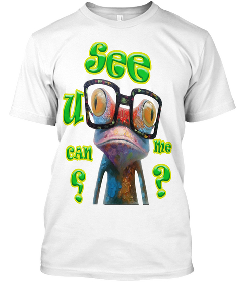 Queries Frog White Camiseta Front