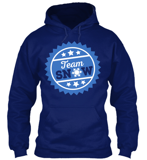Team Snow Oxford Navy Camiseta Front