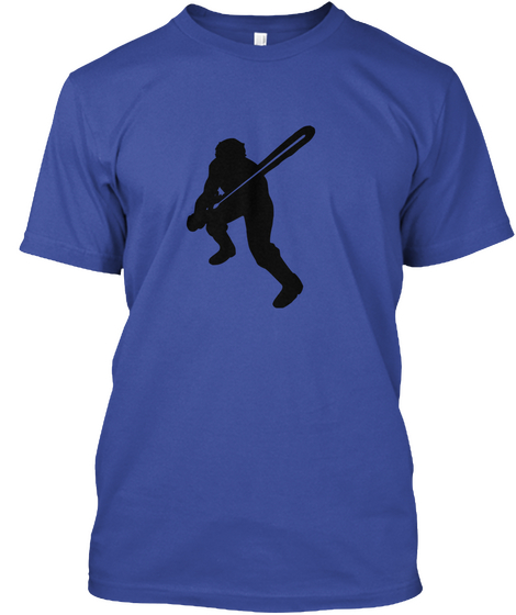 Cricket Funny T Shirt Deep Royal T-Shirt Front