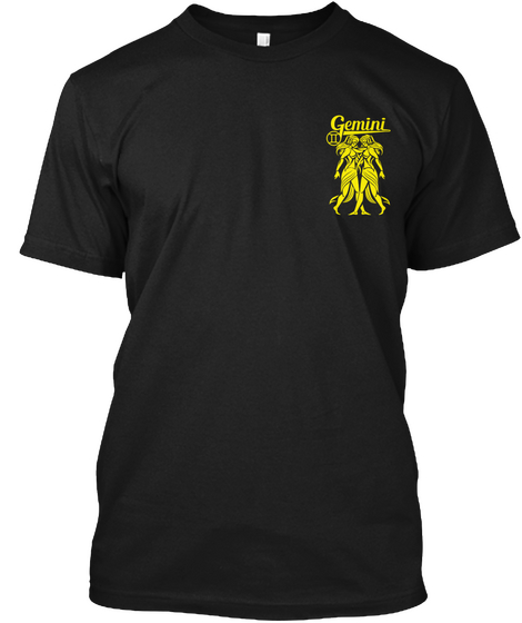 Gemini Black Camiseta Front