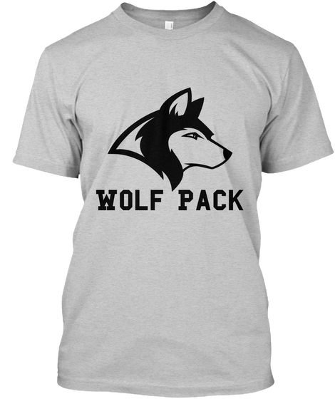 Wolf Pack Light Steel T-Shirt Front