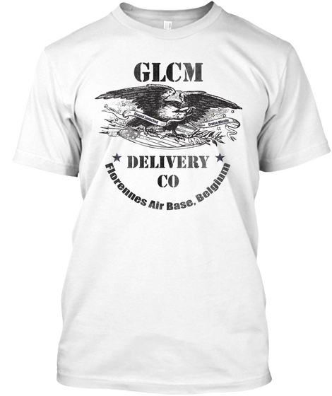 Glcm Delivery Co Florennes Ab White Kaos Front