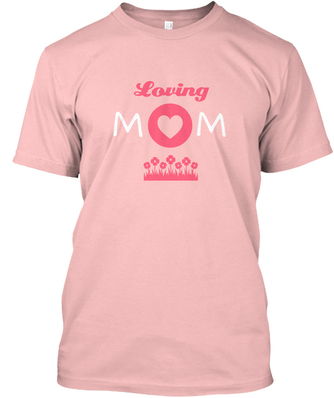 Loving M M Pale Pink Camiseta Front