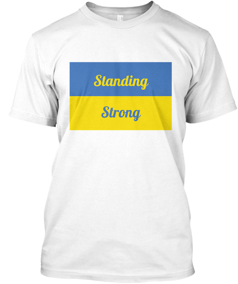 Standing Strong White Kaos Front