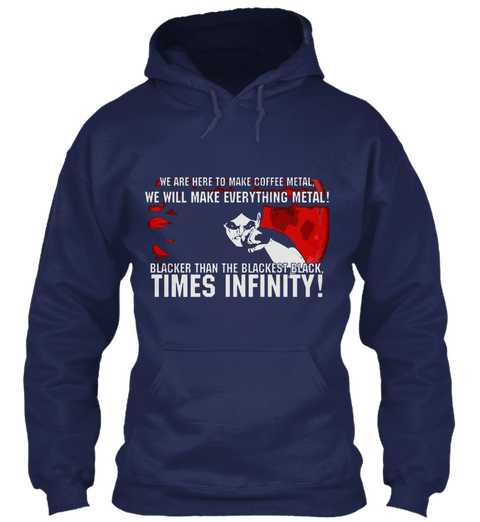 Times Infinity Navy T-Shirt Front