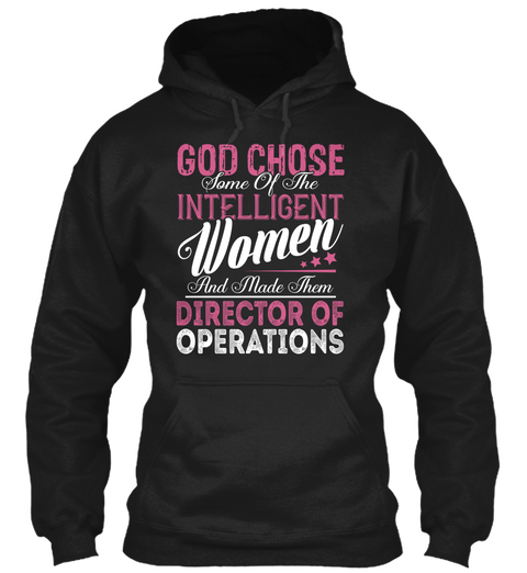 Director Of Operations Black T-Shirt Front