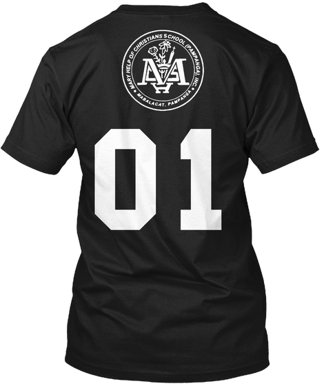 01 Black T-Shirt Back