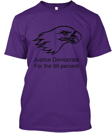 Justice Democrats
For The 99 Percent Purple T-Shirt Front