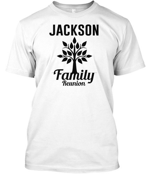 Jackson Family Reunion White Camiseta Front