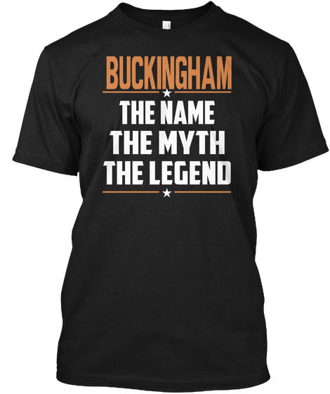 Buckingham Black áo T-Shirt Front