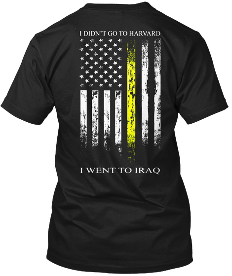 Flag Twnt To Trao Black T-Shirt Back