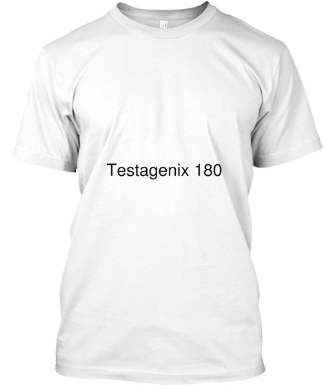 Testagenix 180 White Camiseta Front