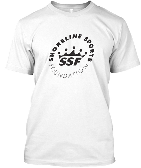 Shoreline Sports Ssf Foundation White T-Shirt Front