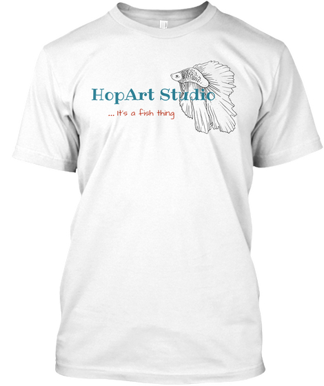 Hop Art Studio White T-Shirt Front