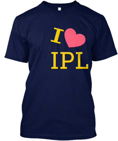 I Ipl Navy T-Shirt Front