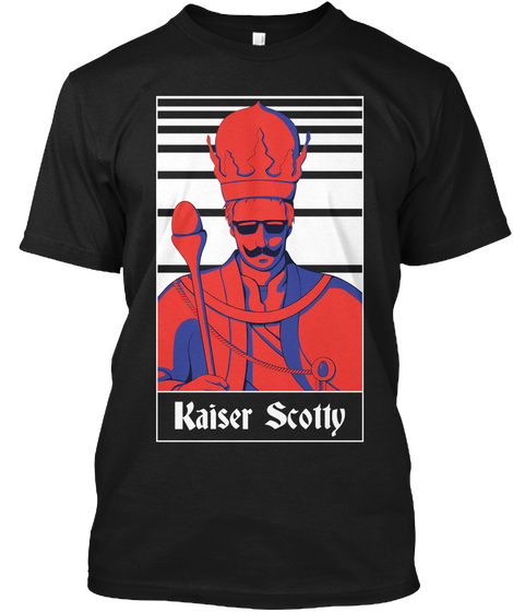 Kaiser Scotty Black Maglietta Front