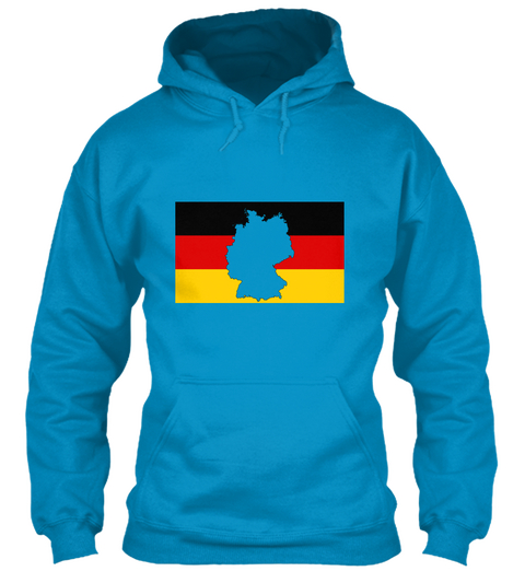 Love Germany 69 Sapphire Blue T-Shirt Front