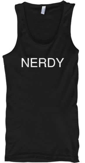 Nerdy Dirty Inked And Curvy Black Camiseta Front