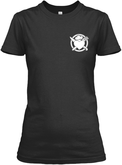 That Chef Is My World! Black T-Shirt Front