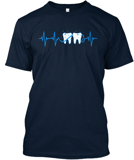 Flossing   Heartbeat New Navy Kaos Front