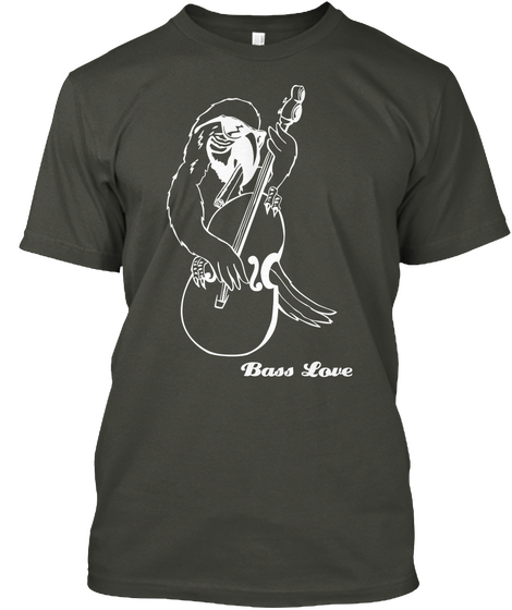 Bass Love Smoke Gray T-Shirt Front