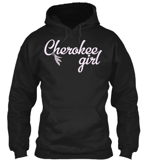 Cherokee Girl Black Kaos Front