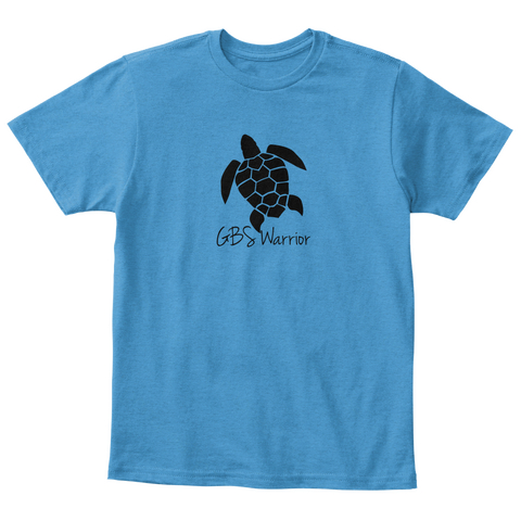 Gbs Warrior Heathered Bright Turquoise  Camiseta Front