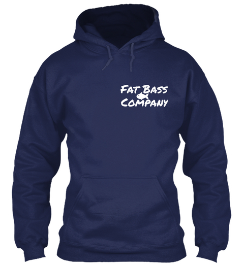 Fat Bass Company Navy áo T-Shirt Front