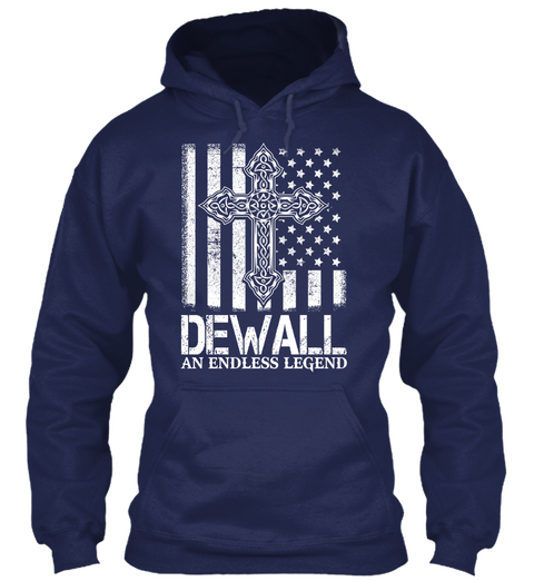 Dewall An Endless Legend Navy áo T-Shirt Front