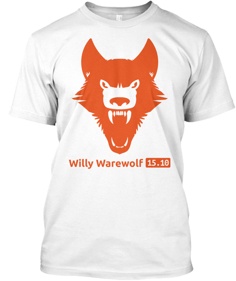 Willy Warewolf 15.10 White T-Shirt Front
